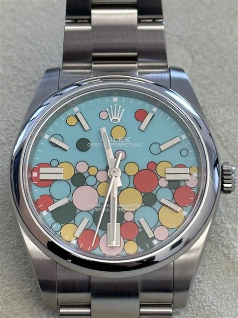 rolex dial bubbling|Rolex celebration 41mm.